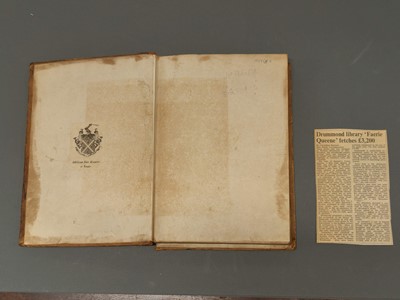 Lot 305 - Spenser (Edmund). The Faerie Queene, 1609