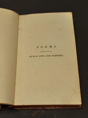 Lot 445 - Clare (John). Poems, Descriptive of Rural Life and Scenery, 1st edition, 1820