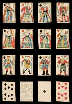 Lot 536 - Portuguese playing cards. Cartas indianas, Real Fabrica de Cartes de Lisboa?, circa 1820