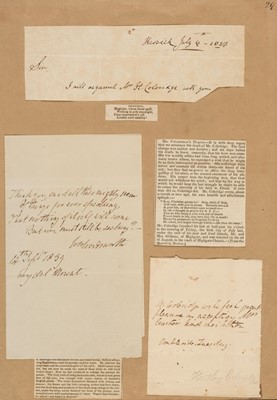 Lot 225 - Wordsworth (William, 1770-1850), Autograph Poem Quotation Signed, ‘Wm. Wordsworth’