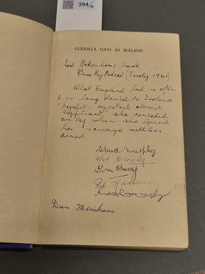 Lot 394 - Barry (Tom). Guerilla Days in Ireland, 1st edition, Dublin: Irish Press Limited, 1949