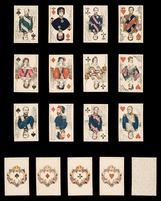 Lot 537 - Portuguese playing cards. Crimean War deck, unknown maker, circa 1860, & 6 others