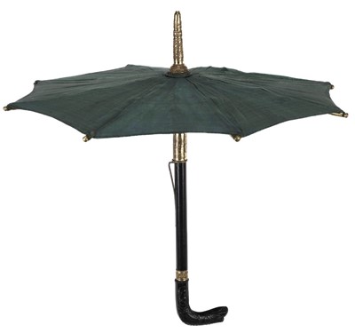 Lot 445 - Miniature Umbrella. A dolls' silk umbrella, Hobday & Francis, circa 1820-30