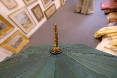 Lot 445 - Miniature Umbrella. A dolls' silk umbrella, Hobday & Francis, circa 1820-30