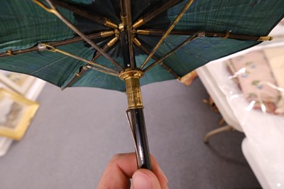 Lot 445 - Miniature Umbrella. A dolls' silk umbrella, Hobday & Francis, circa 1820-30