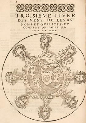 Lot 33 - Medina (Pedro de). L'art de naviguer, 2nd French edition, Lyon, 1569