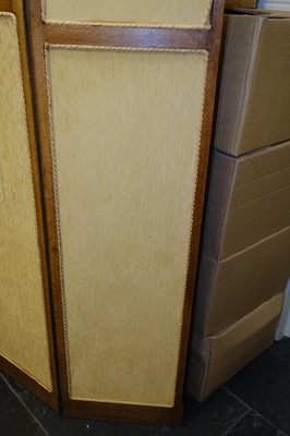 Lot 525 - Pearson (John, 1859-1930, style of). An Arts & Crafts tri-fold screen, circa 1900
