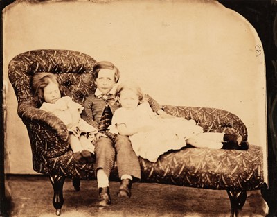 Lot 83 - Dodgson (Charles Lutwidge, ‘Lewis Carroll’, 1832-1898). Clara, Harry and Jessie Rowden, 1863