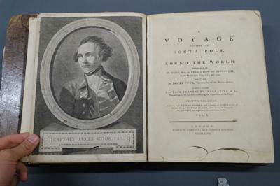 Lot 3 - Cook (James). A Voyage towards the South Pole, and Round the World, 2 vols, 1st ed, 1777
