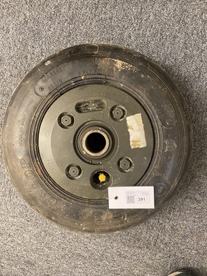 Lot 391 - Tail Wheel. Hawker Sea Fury or Tempest aircraft tail wheel