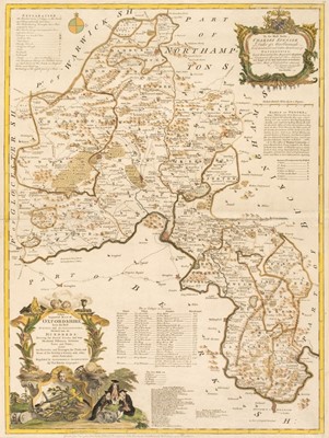 Lot 168 - Oxfordshire. Kitchin (Thomas). A New Improved Map of Oxfordshire..., circa 1765