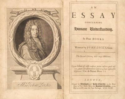 Lot 347 - Locke (John). An Essay Concerning Humane Understanding, 2nd edition, 1694