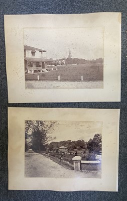 Lot 120 - Singapore. A group of 6 large-format albumen print views of Singapore, c. 1880