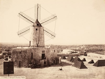 Lot 117 - Malta. A group of 25 photographs of Malta, c. 1870s