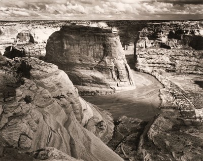 Lot 127 - Adams (Ansel, 1902-1984). Canyon de Chelly, Arizona, c. 1947