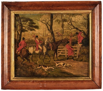 Lot 189 - Alken (Henry, manner of). Hunting Scene - The Draw, circa 1830