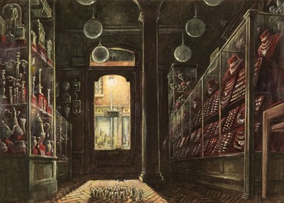 Lot 566 - Oakley (Graham, 1929-2022). The Jewellery Store, circa 1992, original watercolour