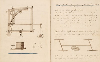 Lot 431 - Chester College. manuscript volume, compiled by W'm Parry, 1858-59