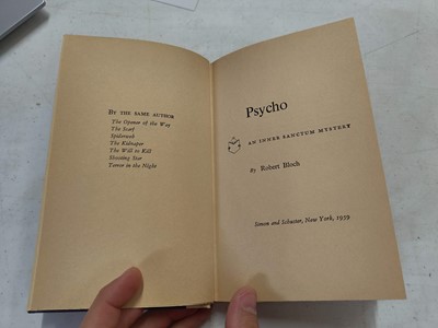 Lot 788 - Bloch (Robert). Psycho, 1st edition,  1959