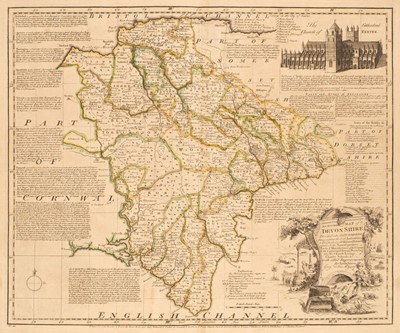 Lot 127 - Devon. Bowen (Emanuel), An Accurate Map of Devon Shire..., 1762