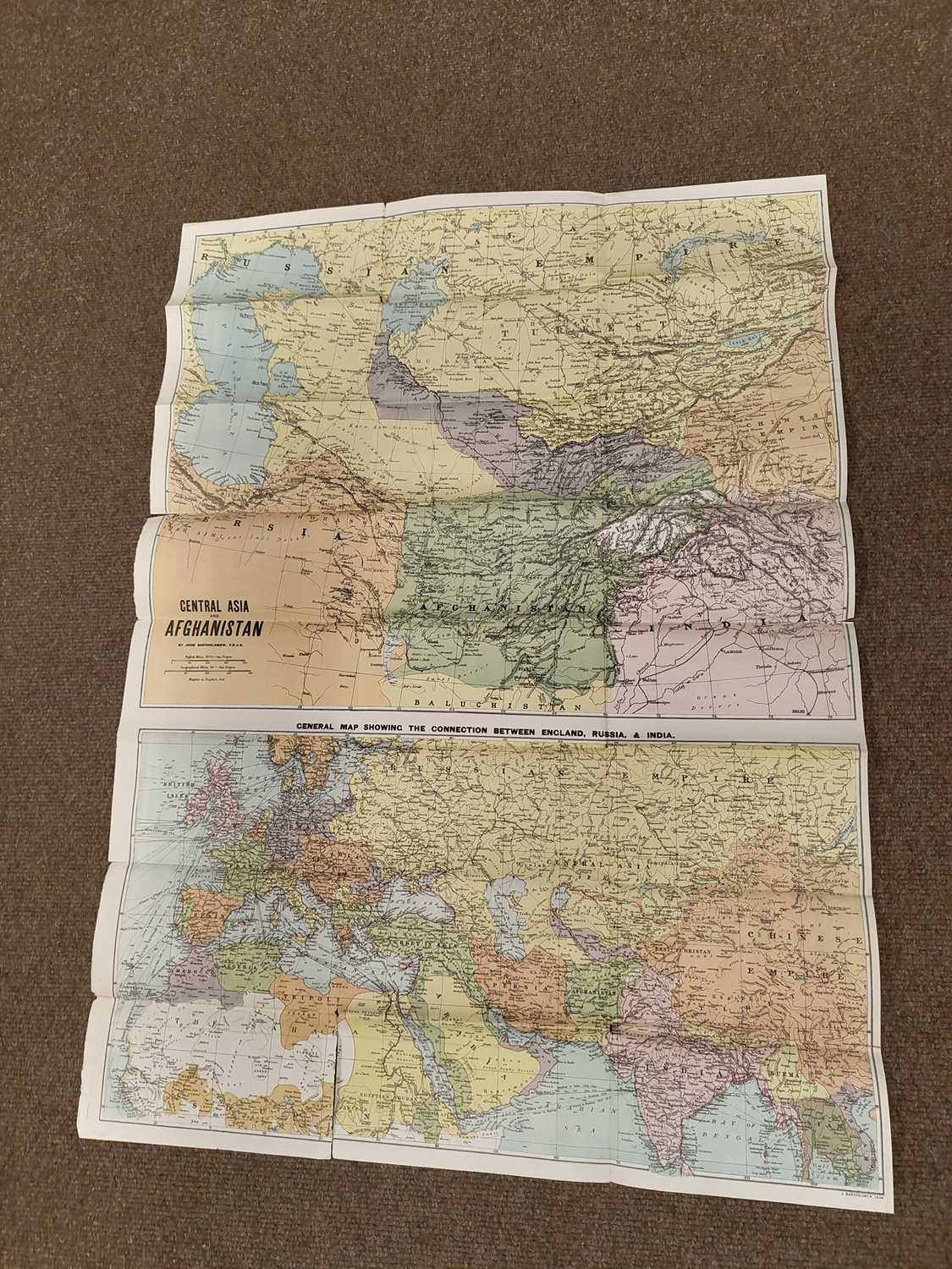 Lot 137 - Folding maps. A collection of 6 folding maps
