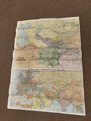 Lot 137 - Folding maps. A collection of 6 folding maps of foreign parts, mostly 19th-century