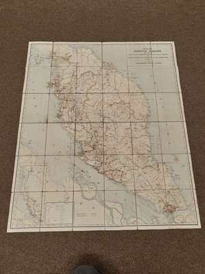 Lot 137 - Folding maps. A collection of 6 folding maps of foreign parts, mostly 19th-century