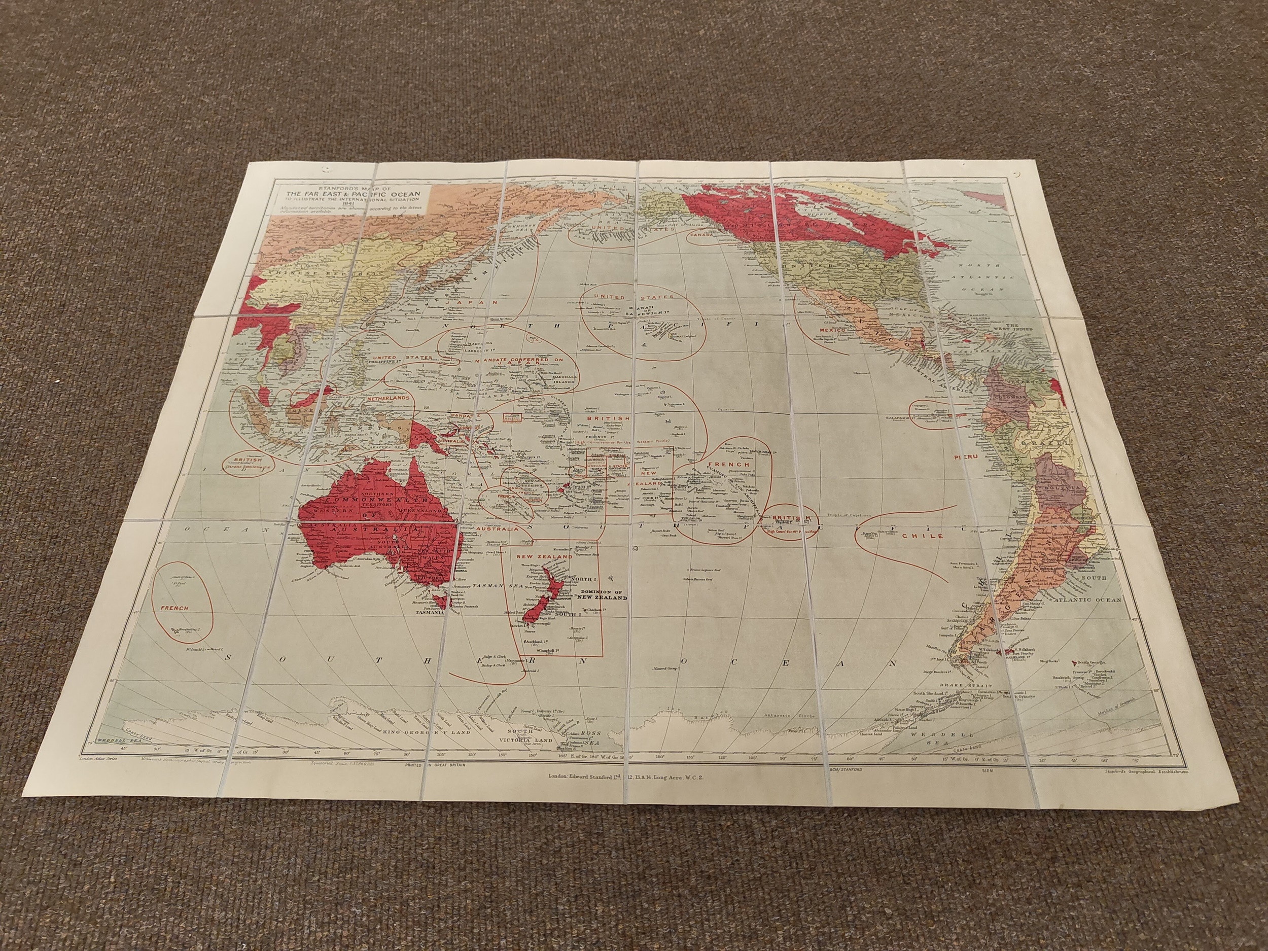 Lot 137 - Folding maps. A collection of 6 folding maps