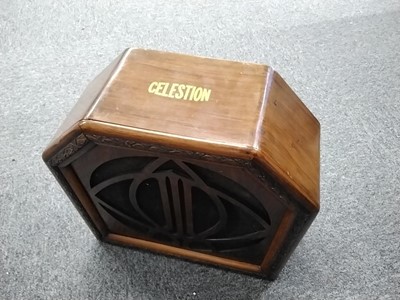 Lot 389 - De Havilland. Art deco Celestion extension speaker from the De Havilland factory at Broughton