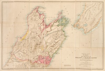 Lot 165 - New Zealand. Stanford's Atlas of New Zealand, the Provinces of Nelson..., 1864 and others