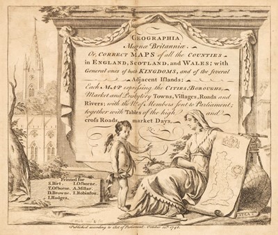 Lot 60 - Osborne (Thomas). Geographia Magnae Britanniae...., 1748