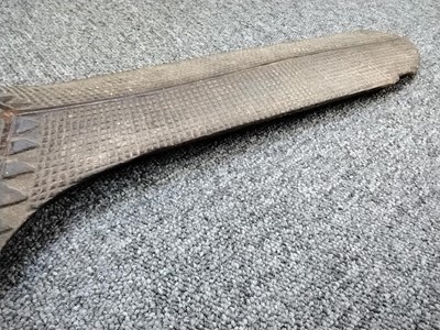 Lot 274 - Tribal Art. A Fijian hardwood paddle-shaped war club (Kinikini), circa 1850