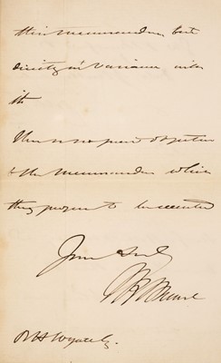 Lot 332 - Brunel (Isambard Kingdom, 1806-1859),  Autograph Letter Signed, 'I. K. Brunel', 1857