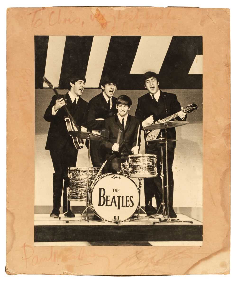 Lot 382 - The Beatles. Signed Photograph, c. 1963/64,