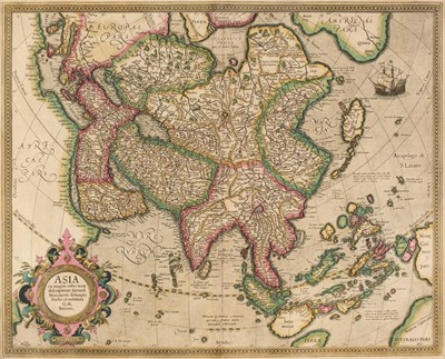 Lot 103 - Asia. Mercator (Gerard), Asia ex Magna Orbis Terre Descriptione..., [1604 or later]