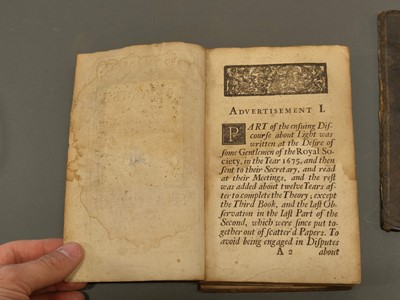 Lot 353 - Newton (Isaac). Opticks: Or, a Treatise of the Reflectons, Refractions, Inflections, 1718