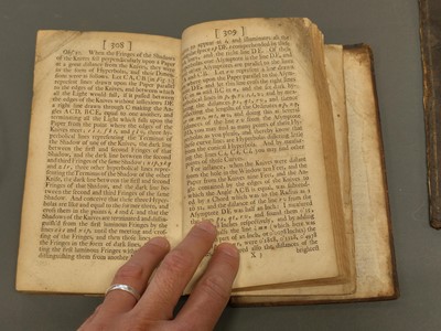 Lot 353 - Newton (Isaac). Opticks: Or, a Treatise of the Reflectons, Refractions, Inflections, 1718