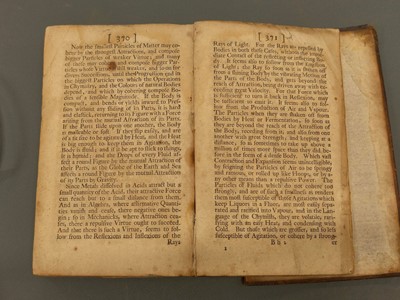 Lot 353 - Newton (Isaac). Opticks: Or, a Treatise of the Reflectons, Refractions, Inflections, 1718