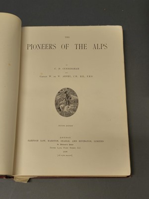 Lot 15 - Cunningham (C. D.). The Pioneers of the Alps, 2nd edition, 1888