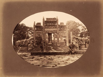 Lot 3 - China. A group of 3 albumen print photographs, c. 1870