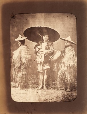 Lot 16 - China. Six albumen print photographs, c. 1870