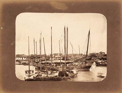 Lot 21 - China. Two albumen print photographs, c. 1870