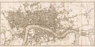 Lot 156 - London. A collection of approximately 140 maps and prints, mostly 19th & 20th-century