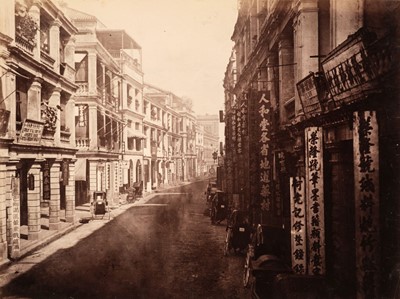 Lot 28 - Hong Kong. Queen’s Road, Hong Kong, c. 1870