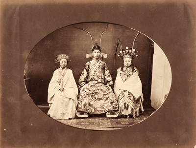 Lot 38 - China. Chinese actors, by William Saunders, c. 1870