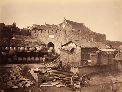 Lot 40 - China. Pagoda Hill, 5 miles from Soochow, possibly by Henry Cammidge, c. 1865