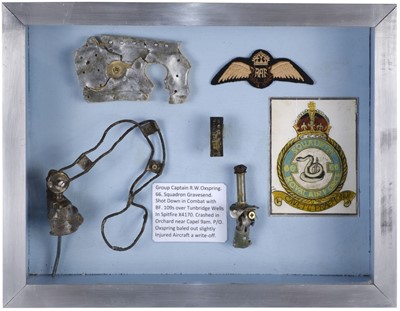 Lot 331 - Spitfire X4170. Battle of Britain relics recovered from Spitfire X4170