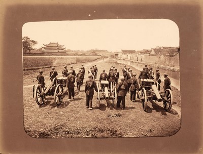 Lot 50 - China. Artillery belonging to the Ningpo Contingent, by Henry Cammidge