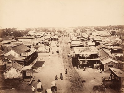 Lot 53 - China. Part of the Chinese Quarter, Shanghai, c. 1870