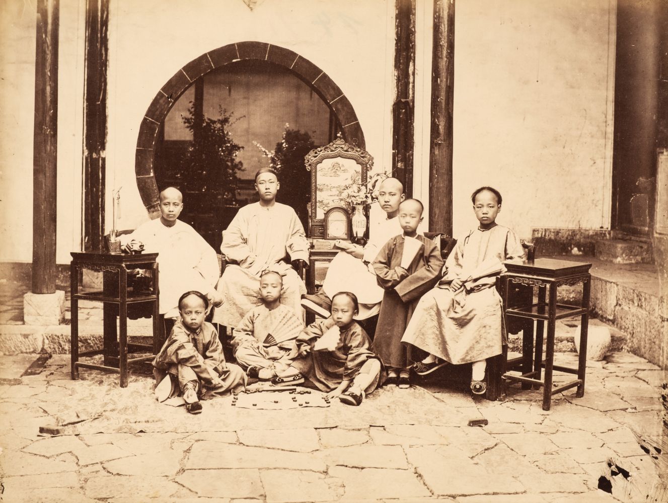 Lot 55 China Group Portrait Of Chinese Women And Lot 55 china group portrait of chinese women and